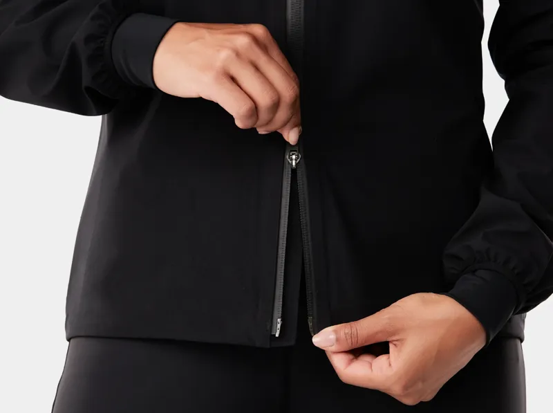 Trek Circuit Women's Rain Cycling Jacket in Black-2